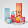 FSTD 2164 Gradient Color Glass Bottle Fragranced Reed Diffuser