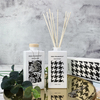 FSTD 2193 Black And White Painted Reed Diffuser