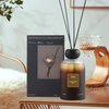 FSTD 2123 Set 3 Larger Glass Jar Reed Diffuser with Wooden Lid