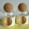 HWCA 2451 Cork Stopper Ball Glass Aroma Candle