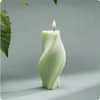 HWCA 2410 Shaped Green Candle