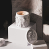 HWCA 2446 Engraved Ceramic Jar Candle
