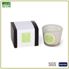 HWJLM 006 Small Glass Jar Candle Scented Soy Wax
