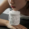 HWCA 2446 Engraved Ceramic Jar Candle