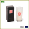 HWJLM 004 Glass Jar Candle with Natrual Scented Soy Wax Candle