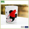 HWXIAO 014 painted glass candle jar