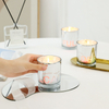 HWCA 2448 Electroplated Glass Jar Candle