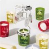 HWCA 2409 Gift Candle Set with Glass Votive Candle And Spinning Holder