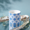 HWCA 2447 Colored Patterned Ceramic Scented Candle