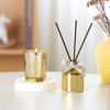 HWTD 2181 Lux Gift Candle Set with 70g soy wax candle and 50ml reed diffuser