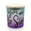 HWCH 2509 Gradient Color Glass Jar with Lid