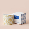 HWCA 2447 Colored Patterned Ceramic Scented Candle
