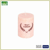 HWZR 001 Flocked Pillar Candle