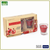 HWGBC 017 Pk3 Small Glass Votive Jar Candle