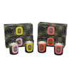HWFLK 003 Set 3 Black Mini Jar Candle