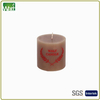 HWZR 001 Flocked Pillar Candle