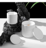 HWCA 2449 White Ceramic Jar Candle