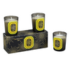 HWFLK 003 Set 3 Black Mini Jar Candle