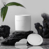 HWCA 2449 White Ceramic Jar Candle