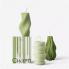 HWCA 2410 Shaped Green Candle