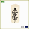 HWZR 001 Flocked Pillar Candle