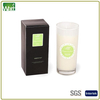 HWJLM 004 Glass Jar Candle with Natrual Scented Soy Wax Candle