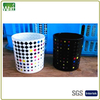 HWXIAO 014 painted glass candle jar