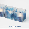 HWCH 2505 Fainted Color Glass Jar Candle