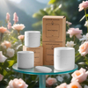 HWCA 2449 White Ceramic Jar Candle