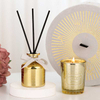 HWTD 2181 Lux Gift Candle Set with 70g soy wax candle and 50ml reed diffuser