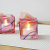 HWCH 2505 Fainted Color Glass Jar Candle