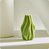 HWCA 2410 Shaped Green Candle
