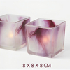 HWCH 2505 Fainted Color Glass Jar Candle
