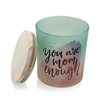 HWCH 2509 Gradient Color Glass Jar with Lid